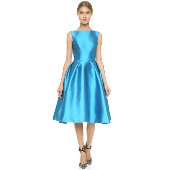 NWT GORGEOUS MONIQUE LHUILLIER COLLECTION STRUCTURED SLEEVELESS DRESS SIZE 12 - Picture 5 of 10